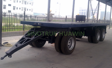 Remorque complète à plat SINOTRUK 30FT 3 essieux
