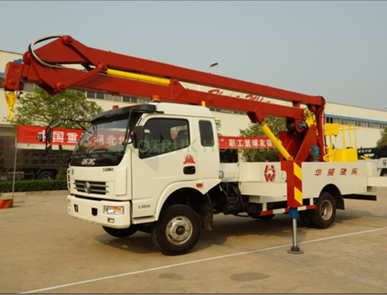 Camion de travail à plate-forme aérienne SINOTRUK HOWO 14,5 m de hauteur 4x2